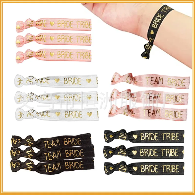 10pcs Bachelorette Party Wrist band Team Bride wristband Bride To Be Bracelet Mariage Decoration Accessories Hen Night Wedding
10pcs Bachelorette Party Wrist band Team Bride wristband Bride To Be Bracelet Mariage Decoration Accessories Hen Night Wedding