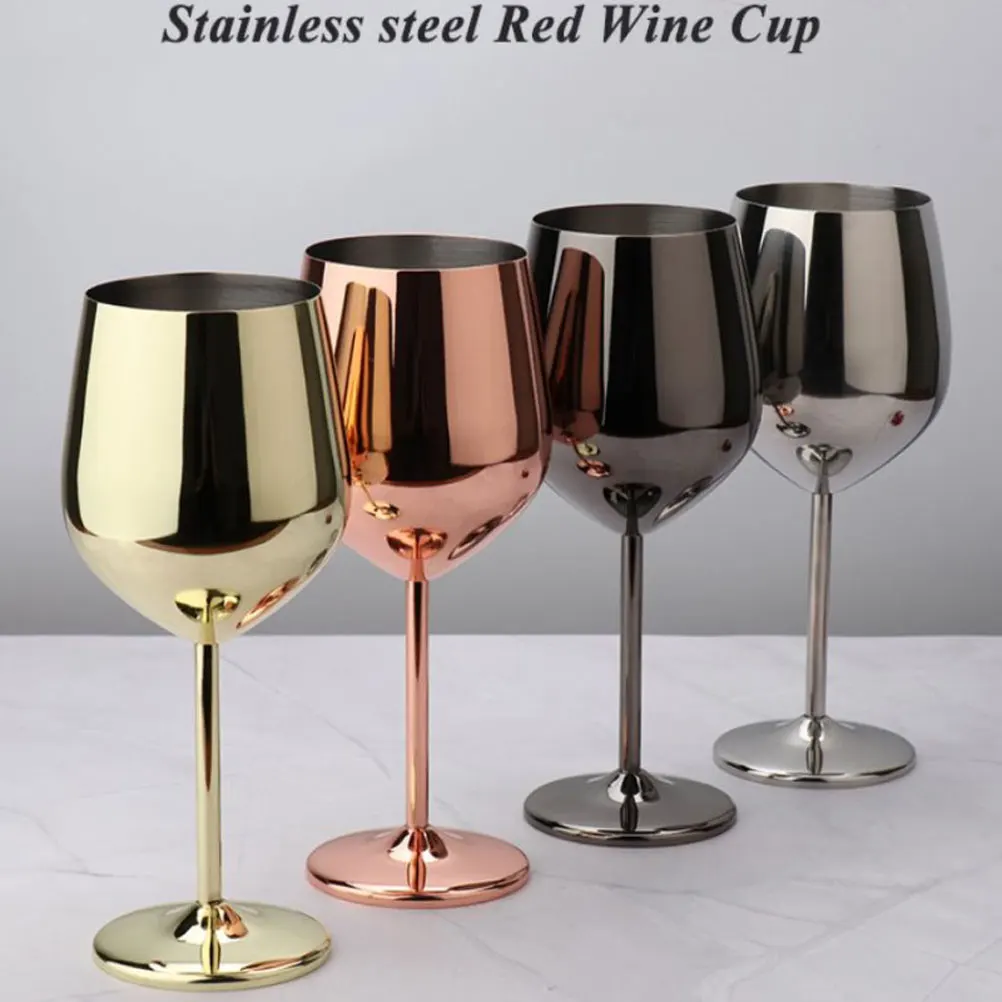 Stainless Steel Goblet Champagne Cup Wine Glass Cocktail Glass Creative Metal Wine Glass for Bar Restaurant
Stainless Steel Goblet Champagne Cup Wine Glass Cocktail Glass Creative Metal Wine Glass for Bar Restaurant