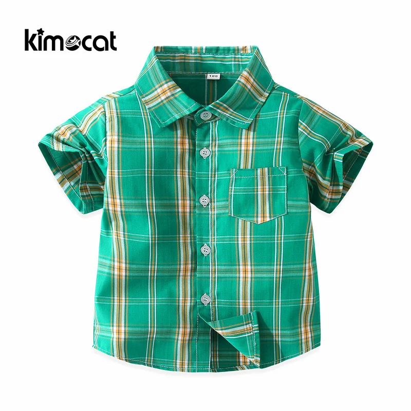 Kimocat Hawaiian Style Coloured Striped Short Sleeve Shirt Summer Handsome Gentleman Boys Shirts Korean Kids Clothes Colorful
Kimocat Hawaiian Style Coloured Striped Short Sleeve Shirt Summer Handsome Gentleman Boys Shirts Korean Kids Clothes Colorful