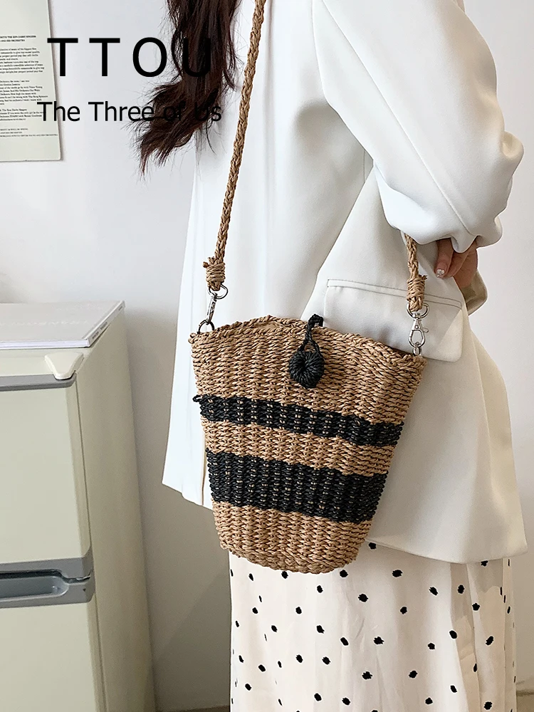 Luxury High Quality Women Crossbody Bags Summer Straw Beach Fashion Bucket Female Shoulder Handbag Designer Ladies Shopper Purse
Luxury High Quality Women Crossbody Bags Summer Straw Beach Fashion Bucket Female Shoulder Handbag Designer Ladies Shopper Purse