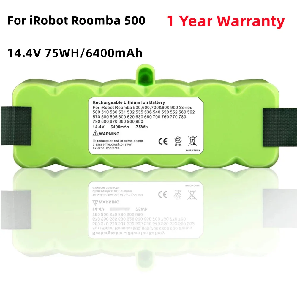 Аккумулятор scooba L50 14,4 В 500 Ач/600 Ач для iRobot Roomba 700 800 530 560 серии 580 620 630 650 760 770 780 790 870 880
Аккумулятор scooba L50 14,4 В 500 Ач/600 Ач для iRobot Roomba 700 800 530 560 серии 580 620 630 650 760 770 780 790 870 880