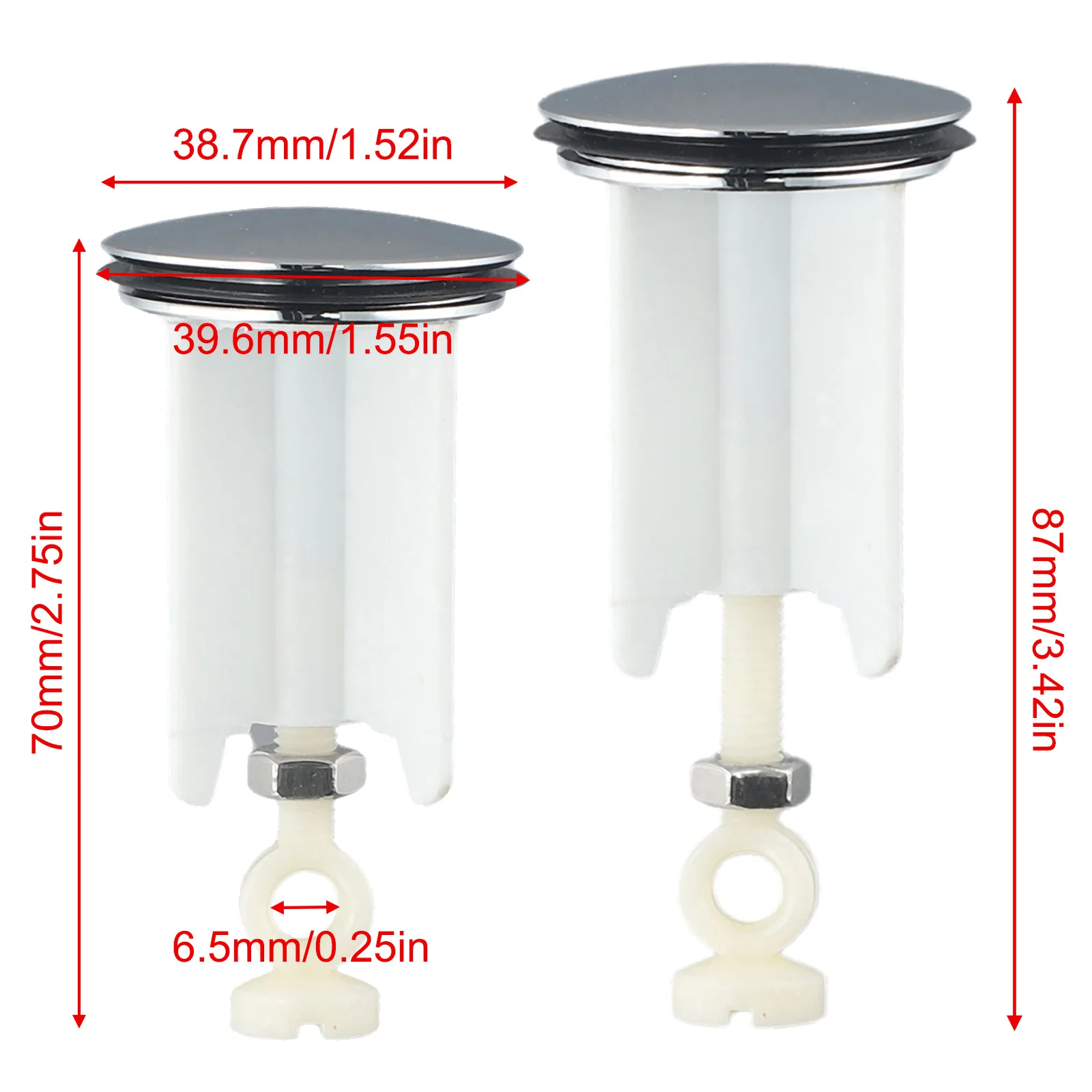 High Quality Brand New Wash Basin Plug White Fittings Portable Practical Replacement Spare Parts Stopper Universal
High Quality Brand New Wash Basin Plug White Fittings Portable Practical Replacement Spare Parts Stopper Universal