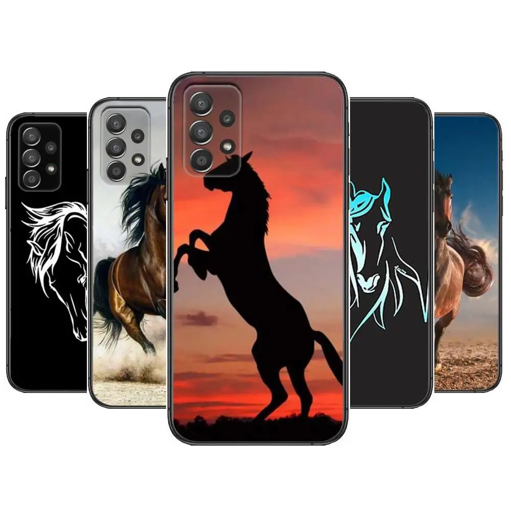 Horse Animal Phone Case Hull For Samsung Galaxy A70 A50 A51 A71 A52 A40 A30 A31 A90 A20E 5G a20s Black Shell Art Cell Cove 
Horse Animal Phone Case Hull For Samsung Galaxy A70 A50 A51 A71 A52 A40 A30 A31 A90 A20E 5G a20s Black Shell Art Cell Cove