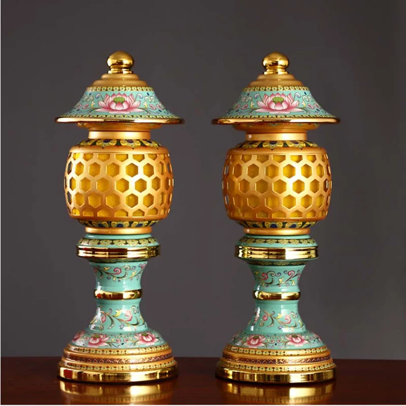 A PAIR 2pcs Buddhism high grade HOME Temple shrine enshrine worship bring wealth money good luck buddha God of wealth lamp 28cm
A PAIR 2pcs Buddhism high grade HOME Temple shrine enshrine worship bring wealth money good luck buddha God of wealth lamp 28cm