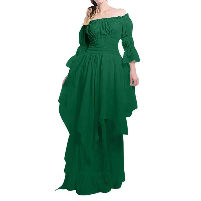Vintage Victorian Medieval Dress Renaissance Black Gothic Dress Women Cosplay Halloween Costume Prom Princess Gown Plus Size 5XL
Vintage Victorian Medieval Dress Renaissance Black Gothic Dress Women Cosplay Halloween Costume Prom Princess Gown Plus Size 5XL