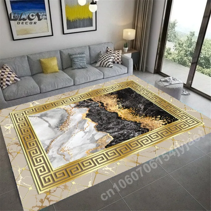 Modern Style Carpet for Living Room Decoration Abstract Golden Lounge Sofa Area Rug Luxury Home Anti-slip Bathroom Floor Mat
Modern Style Carpet for Living Room Decoration Abstract Golden Lounge Sofa Area Rug Luxury Home Anti-slip Bathroom Floor Mat