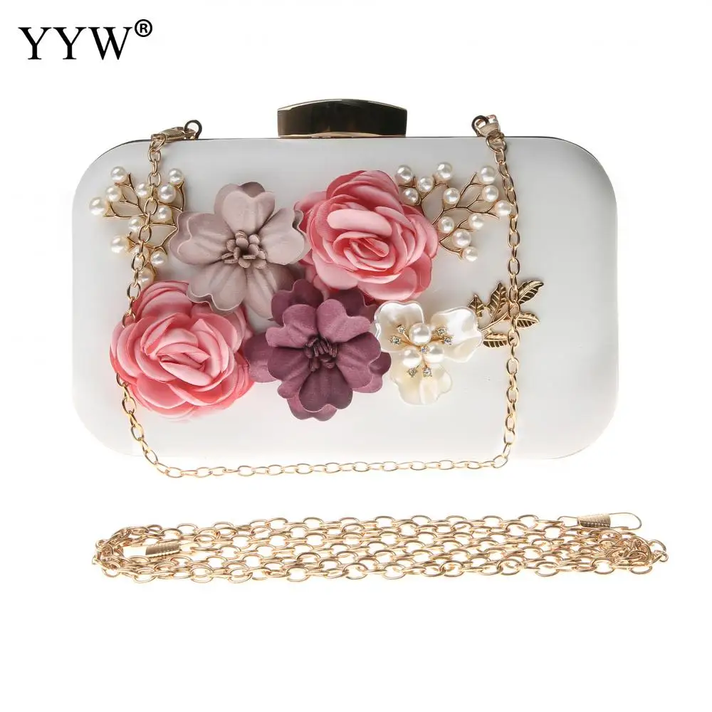 Women Clutch Bag Floral Party Purse Wedding Evening Handbags White Fashion Luxury Cluthes Chain Handbag Designer Shoulder Bags
Women Clutch Bag Floral Party Purse Wedding Evening Handbags White Fashion Luxury Cluthes Chain Handbag Designer Shoulder Bags