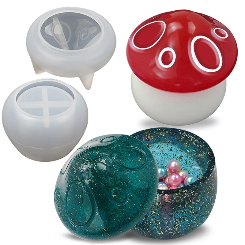 DIY Epoxy Crystal 3D Anniversary Mushroom Jar Storage Box Mold for Soap Candle Holder DIY Jewelry Storage Home Decor
DIY Epoxy Crystal 3D Anniversary Mushroom Jar Storage Box Mold for Soap Candle Holder DIY Jewelry Storage Home Decor