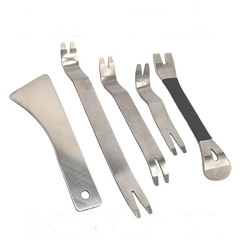 Automobile Stainless Steel Audio Disassembly Trim Pry Hand Tool Kit Repair Fastener Remover Tool Set Headlight Restoration Kit
Automobile Stainless Steel Audio Disassembly Trim Pry Hand Tool Kit Repair Fastener Remover Tool Set Headlight Restoration Kit
