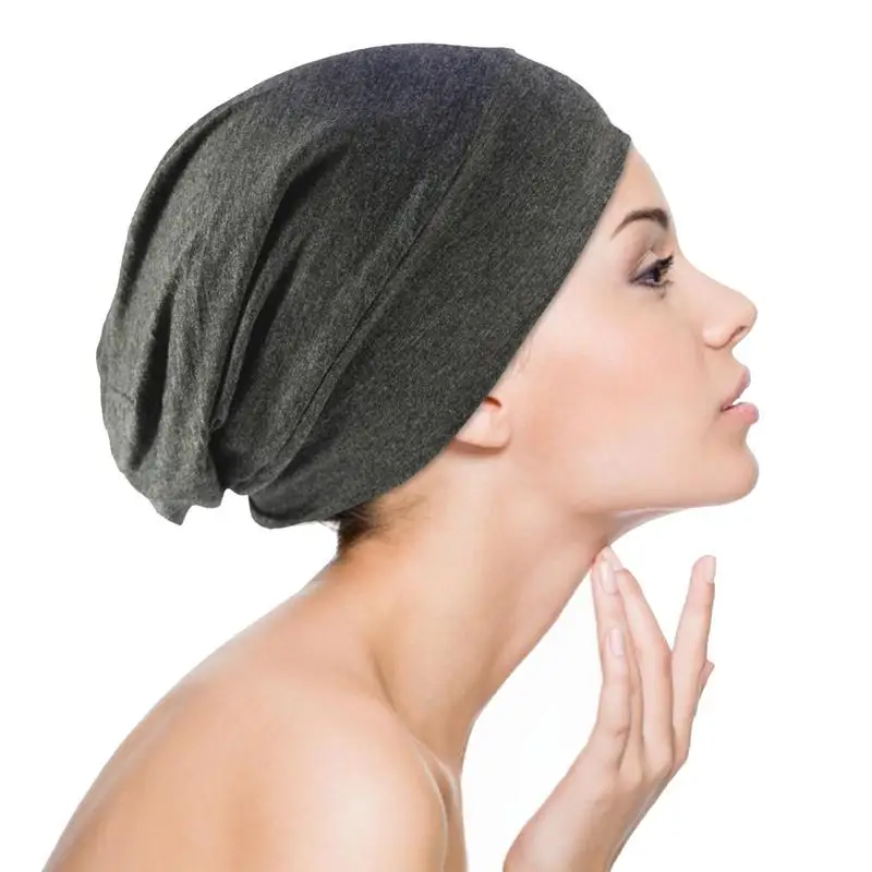 Solid Color Soft Women Men Sleep Cap Turban Hair Care Head Hat Fashion Satin Lined High Elastic
Solid Color Soft Women Men Sleep Cap Turban Hair Care Head Hat Fashion Satin Lined High Elastic