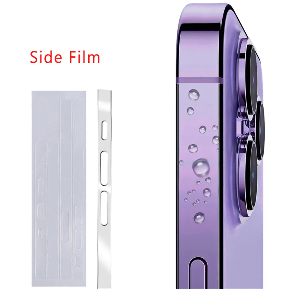 Matte Phone Side Film For iPhone 14 Pro Max 13 Pro 12 ProMax Phone Frame Clear Soft Film Stickers Anti Scratch Border Protection
Matte Phone Side Film For iPhone 14 Pro Max 13 Pro 12 ProMax Phone Frame Clear Soft Film Stickers Anti Scratch Border Protection