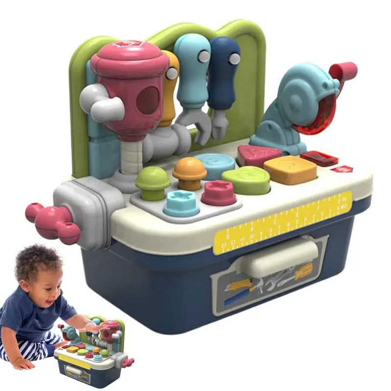 Kid Toy Workbench Light Music Drill Set Educational Toy Pretend Play Realistic Multifunctional Workbench Playset For Girls Boys
Kid Toy Workbench Light Music Drill Set Educational Toy Pretend Play Realistic Multifunctional Workbench Playset For Girls Boys