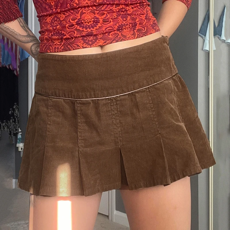 Female Vintage High Waist Short Mini Skirts Autumn Summer Solid Ruffle Hem Pleated Skirt Women Casual Street Wear Clothing Khaki
Female Vintage High Waist Short Mini Skirts Autumn Summer Solid Ruffle Hem Pleated Skirt Women Casual Street Wear Clothing Khaki