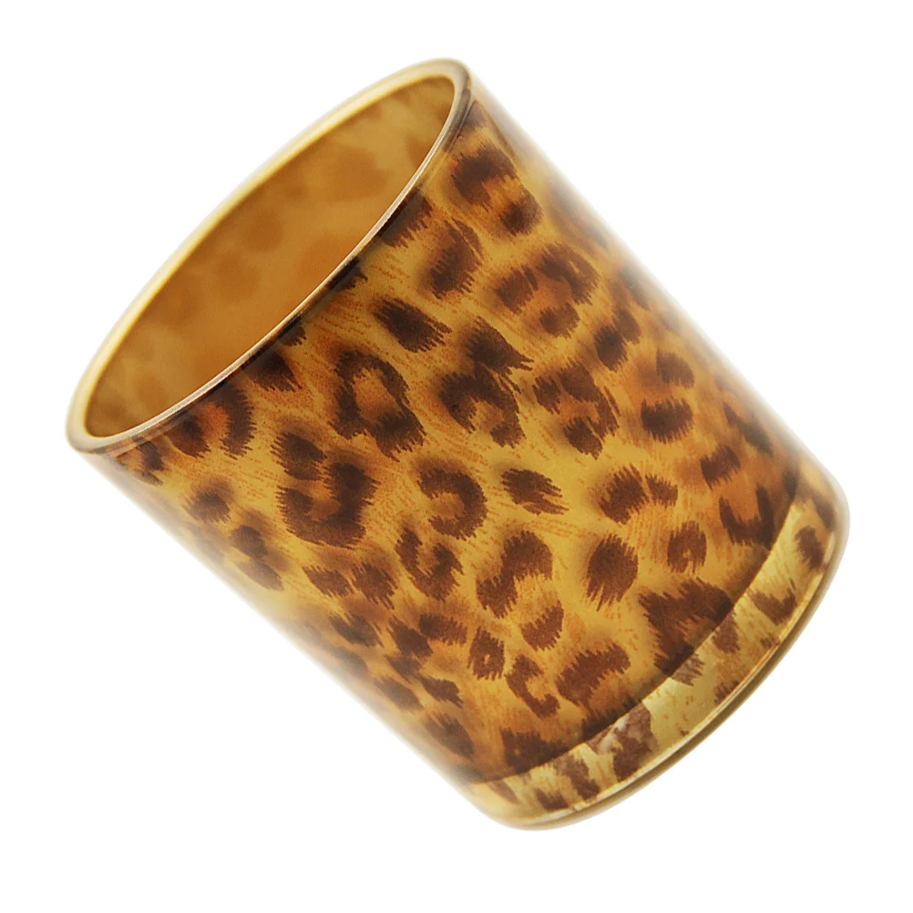 Leopard Prints Candle Container Glass Candle Cup DIY Glass Candle Holder for Home
Leopard Prints Candle Container Glass Candle Cup DIY Glass Candle Holder for Home