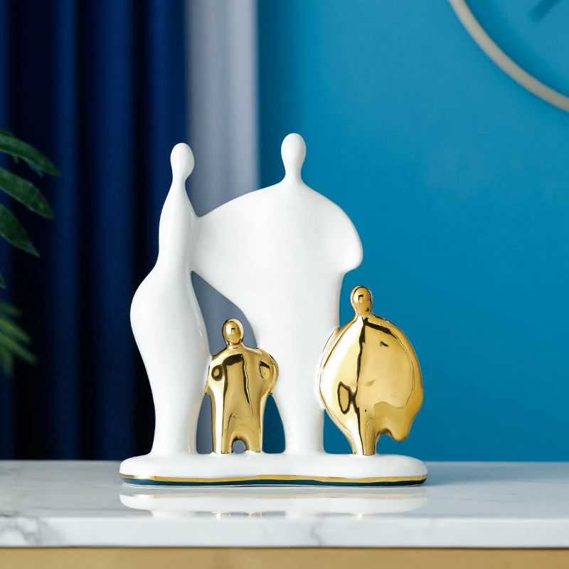 Modern Parent-child Characters Ceramic Ornaments Art Home Livingroom Desktop Figurines Crafts Coffee Table Sculpture Decoration
Modern Parent-child Characters Ceramic Ornaments Art Home Livingroom Desktop Figurines Crafts Coffee Table Sculpture Decoration