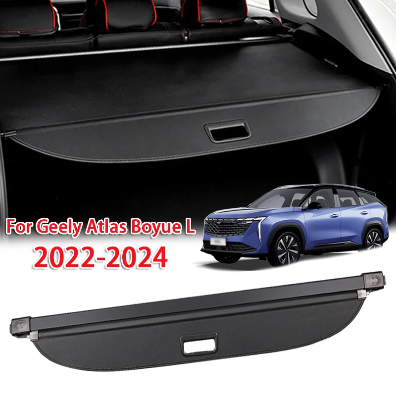 Черный выдвижной автомобильный чехол для багажника, задний багажник, защитный щиток для Geely Atlas Boyue L 2022-2024
Черный выдвижной автомобильный чехол для багажника, задний багажник, защитный щиток для Geely Atlas Boyue L 2022-2024