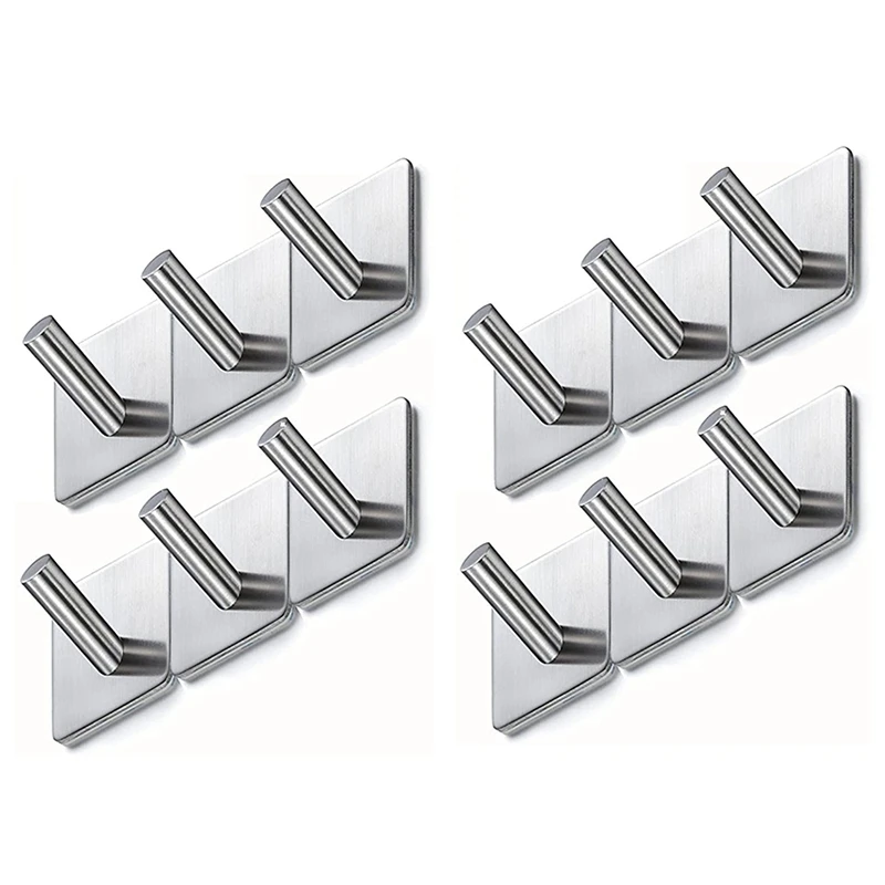 Adhesive Hooks,Sticky Hooks,Stainless Coat Hooks Heavy Duty Door Hooks,Towel Hooks For Rooms,Kitchen, Rust Proof
Adhesive Hooks,Sticky Hooks,Stainless Coat Hooks Heavy Duty Door Hooks,Towel Hooks For Rooms,Kitchen, Rust Proof