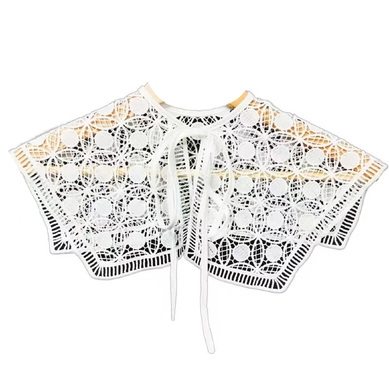 Fashion Women Collar Small Shawl Spring Crochet Spring Soft Polyester Cloak
Fashion Women Collar Small Shawl Spring Crochet Spring Soft Polyester Cloak