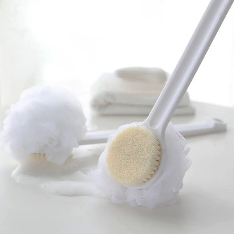 Multifunctional Double-sided Shower Brush Soft Bristle Long Handle Shower Brush Shower Ball Back Massage
Multifunctional Double-sided Shower Brush Soft Bristle Long Handle Shower Brush Shower Ball Back Massage
