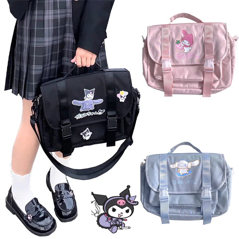 Kawaii Студенческая большая емкость Jk мультяшная сумка диагональный рюкзак Cinnamoroll My Melody Униформа сумка для девушек модная сумка-мессенджер
Kawaii Студенческая большая емкость Jk мультяшная сумка диагональный рюкзак Cinnamoroll My Melody Униформа сумка для девушек модная сумка-мессенджер