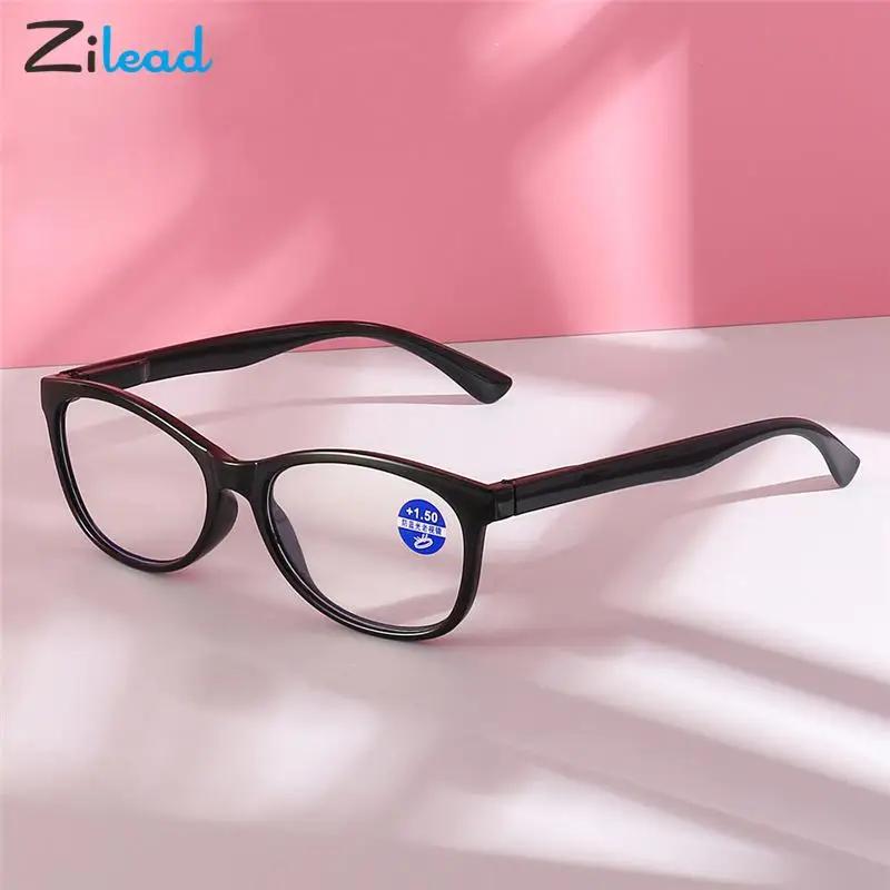 

Zilead New Anti Blue Light Reading Glasses Fashion Optical Spectacle Eyeglasses Frames Women Men Square Presbyopic Eyewear +1~+4