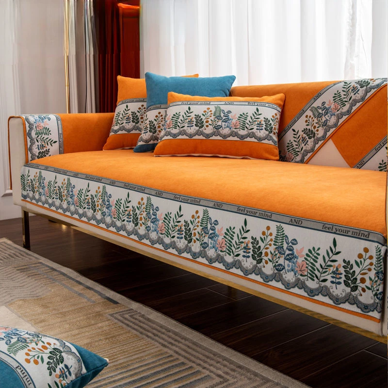 Нескользящий чехол для дивана, Современное украшение для гостиной и дома, круглый год 
Нескользящий чехол для дивана, Современное украшение для гостиной и дома, круглый год