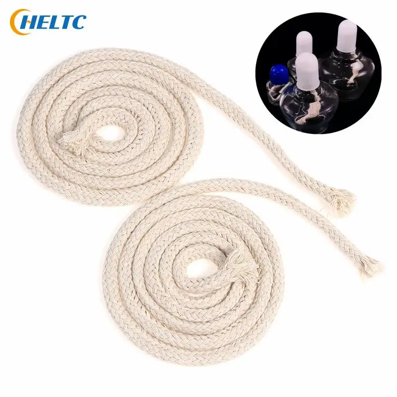 Спиртовая фитиль 5 м, 6 мм, Длинная Круглая фитиль из хлопка, фитиль для керосинового спирта, лампа, фонарь, масло, вино, аксессуары для бутылок 
Спиртовая фитиль 5 м, 6 мм, Длинная Круглая фитиль из хлопка, фитиль для керосинового спирта, лампа, фонарь, масло, вино, аксессуары для бутылок