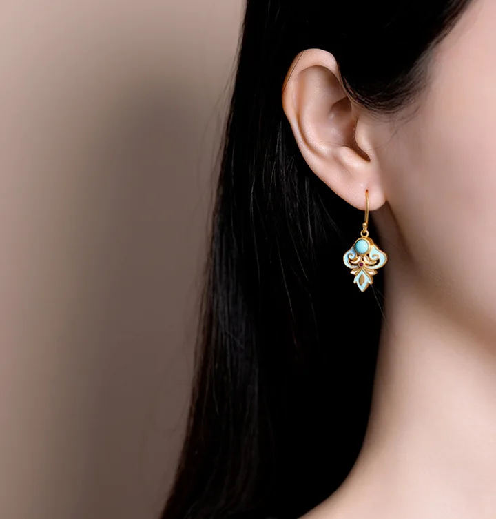 High Quality S925 Silver Natural Stones Earrings For Women Designer Luxury Aesthetic Vintage Ear Studs Crystal Korean Style
High Quality S925 Silver Natural Stones Earrings For Women Designer Luxury Aesthetic Vintage Ear Studs Crystal Korean Style