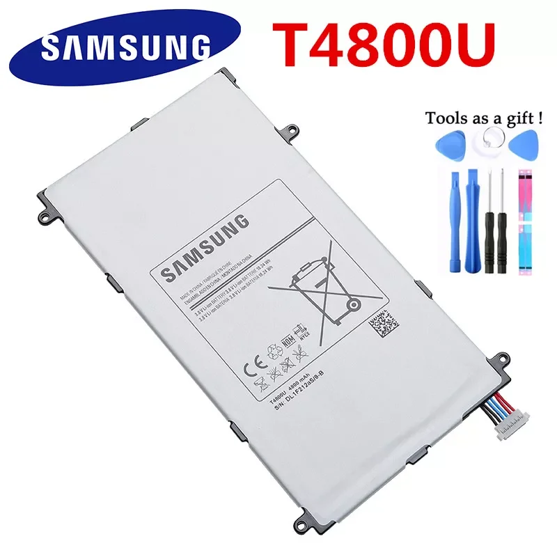 Оригинальный планшет T4800U T4800E Galaxy Tab Pro, 8,4 дюйма, модель T325 T320 T321, запасной аккумулятор для ПК, 4800 мАч
Оригинальный планшет T4800U T4800E Galaxy Tab Pro, 8,4 дюйма, модель T325 T320 T321, запасной аккумулятор для ПК, 4800 мАч