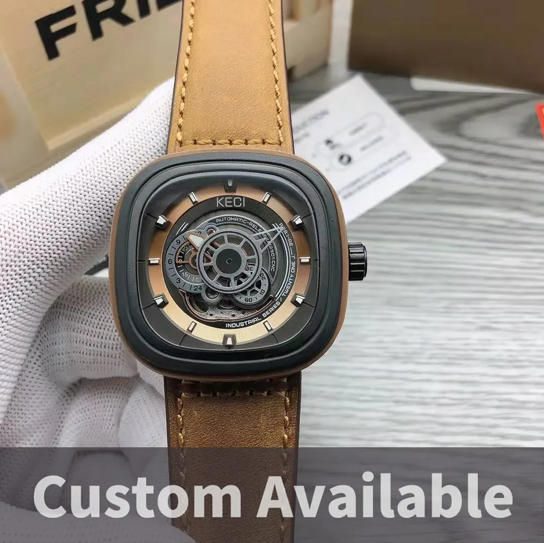 Friday Luxury Automatic Mechanical Watch with Industrial Design Style, MIYOTA Movement - SF-P28/03 Seven, the Perfect Wristwatch
Friday Luxury Automatic Mechanical Watch with Industrial Design Style, MIYOTA Movement - SF-P28/03 Seven, the Perfect Wristwatch