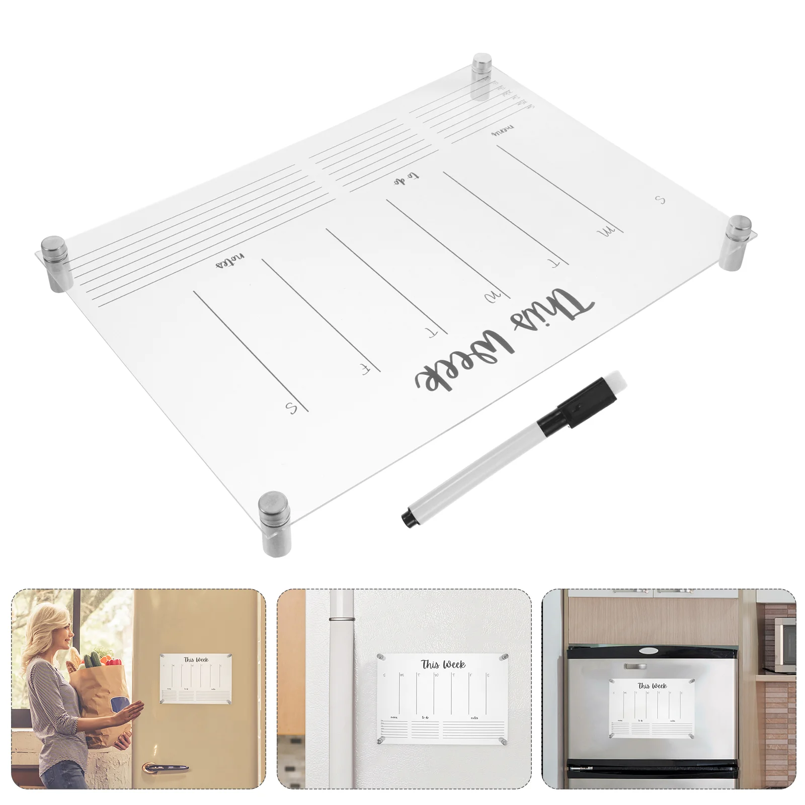 Acrylic Dry Erase Board Magnet Display Board For Magnets Memo Planner Sheet Large Shopping Calendar
Acrylic Dry Erase Board Magnet Display Board For Magnets Memo Planner Sheet Large Shopping Calendar