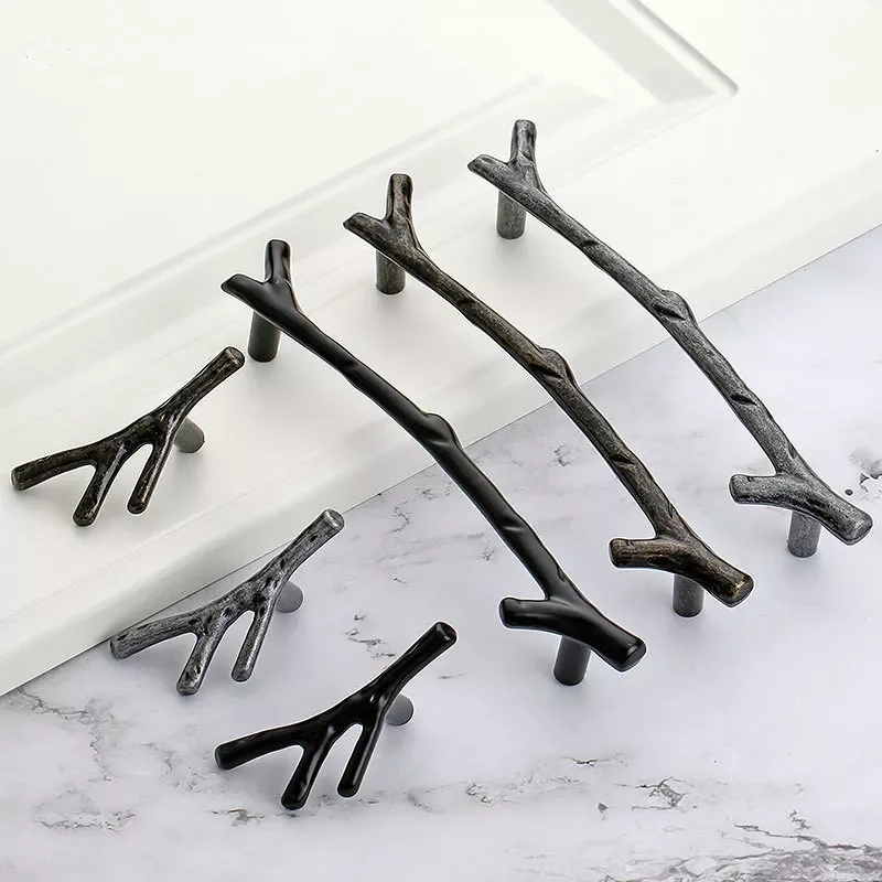 Tree Branch Rural Furniture Handle Black Silver Cabinet Knobs and Handles Kitchen Pulls Drawer Knobs 96mm 128mm
Tree Branch Rural Furniture Handle Black Silver Cabinet Knobs and Handles Kitchen Pulls Drawer Knobs 96mm 128mm