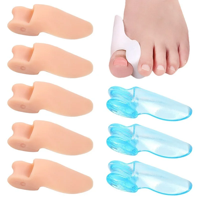 2pcs Silicone Gel Thumb Corrector Bunion Little Toe Protector Separator Hallux Valgus Finger Straightener Foot Care Relief Pads
2pcs Silicone Gel Thumb Corrector Bunion Little Toe Protector Separator Hallux Valgus Finger Straightener Foot Care Relief Pads