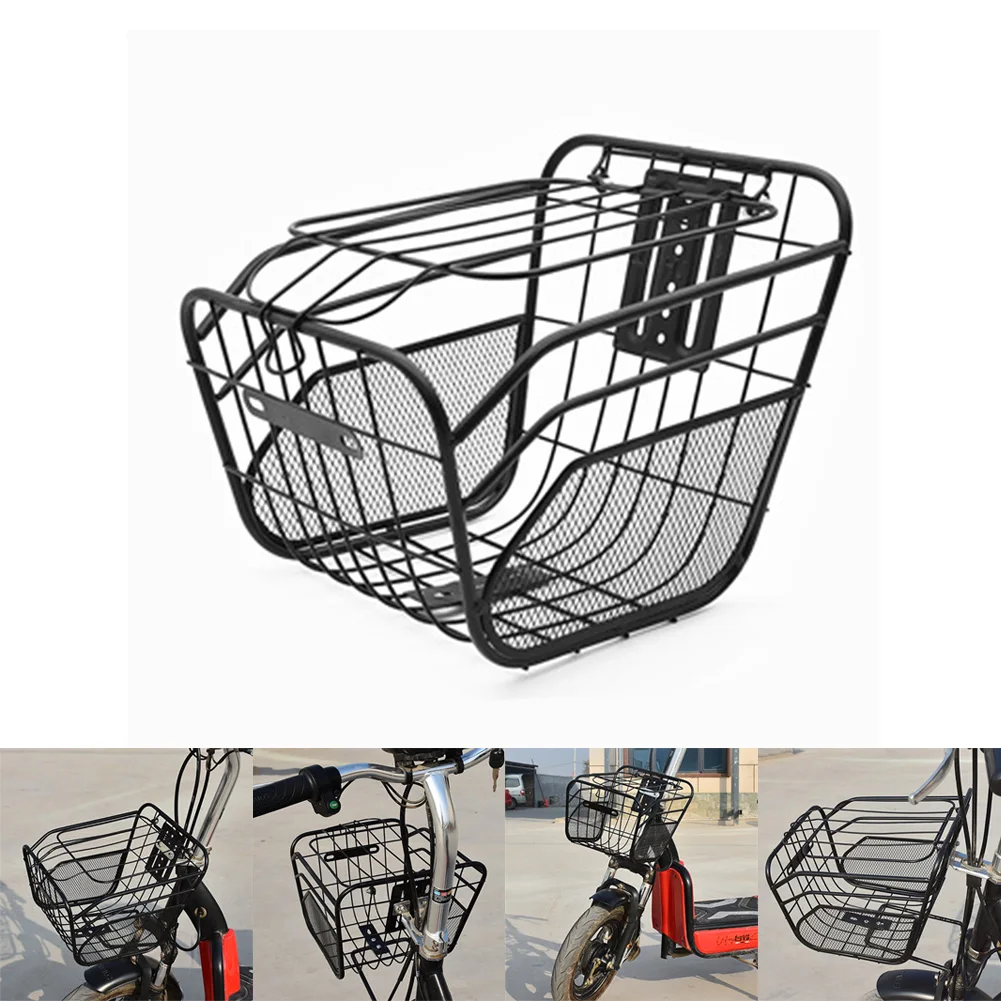1pc Bicycle Cycling Basket Metal Storage Basket Large Capacity Bold Sturdy Bike Basket Bike Accessory About 33X23X24cm
1pc Bicycle Cycling Basket Metal Storage Basket Large Capacity Bold Sturdy Bike Basket Bike Accessory About 33X23X24cm