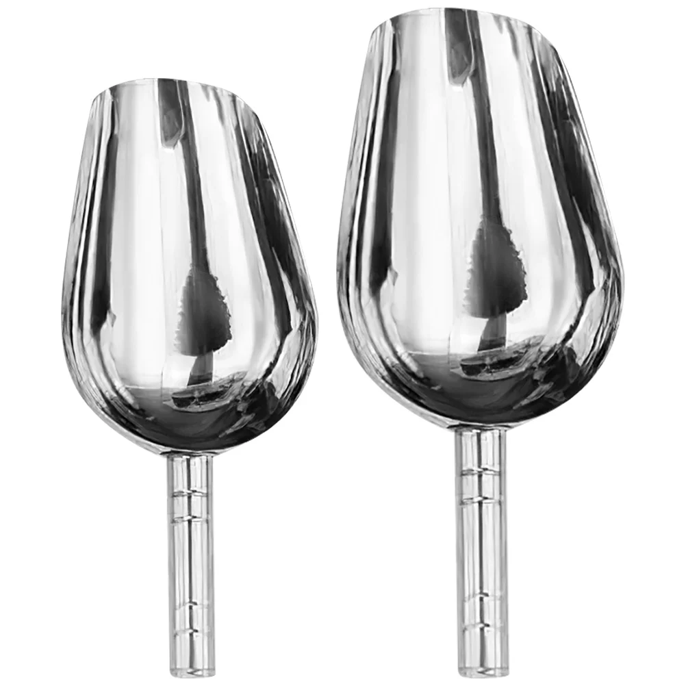 2 Pcs Stainless Steel Spoon Big Candy Scoop Freezer Ice Flour Large Sugar Measuring Cube
2 Pcs Stainless Steel Spoon Big Candy Scoop Freezer Ice Flour Large Sugar Measuring Cube