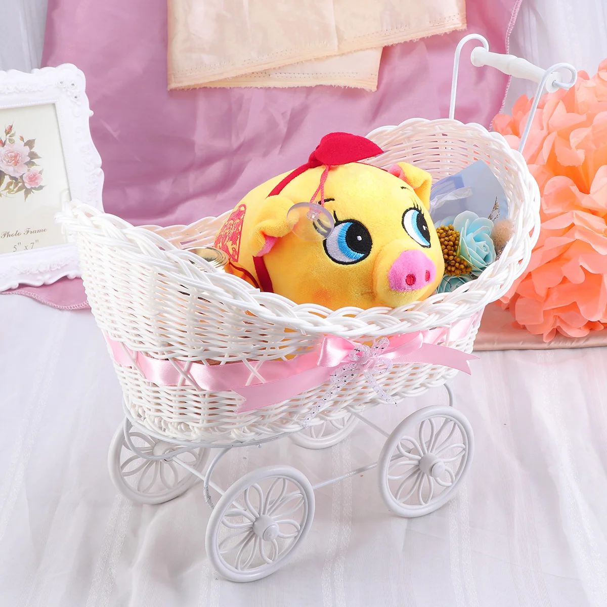 Stroller Baby Mini Ornaments Party Cane Tricycles Shower Favors Ornament Knitted Wicker Decoration Birthday Gift Miniature
Stroller Baby Mini Ornaments Party Cane Tricycles Shower Favors Ornament Knitted Wicker Decoration Birthday Gift Miniature