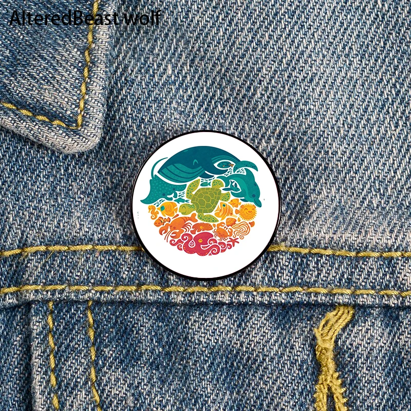 Aquatic Rainbow light blue Pin Custom Funny Brooches Shirt Lapel Bag Cute Badge Cartoon Jewelry Gift for Lover Girl Friends
Aquatic Rainbow light blue Pin Custom Funny Brooches Shirt Lapel Bag Cute Badge Cartoon Jewelry Gift for Lover Girl Friends