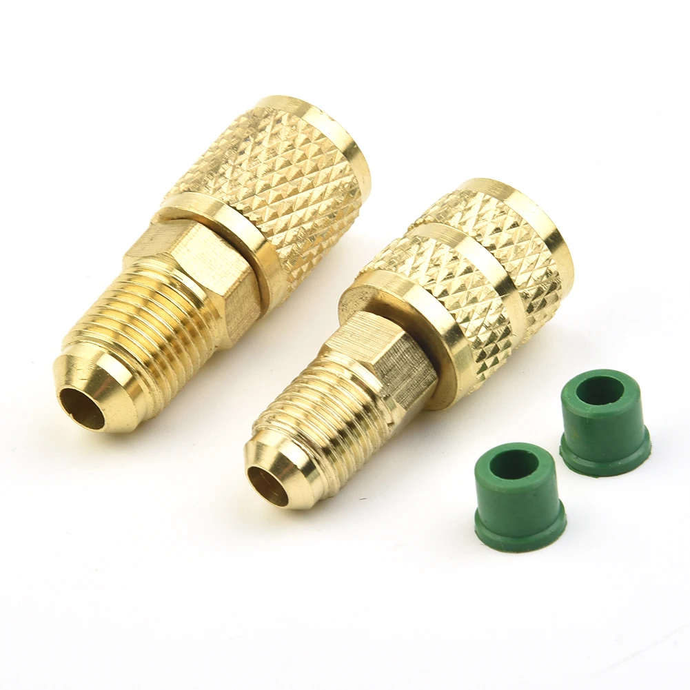Vacuum Pump Brass Adapter R410a Adapter 5/16 SAE F Quick Couplers To 1/4 SAE For Air Conditioning Adapter Quick Coupling
Vacuum Pump Brass Adapter R410a Adapter 5/16 SAE F Quick Couplers To 1/4 SAE For Air Conditioning Adapter Quick Coupling
