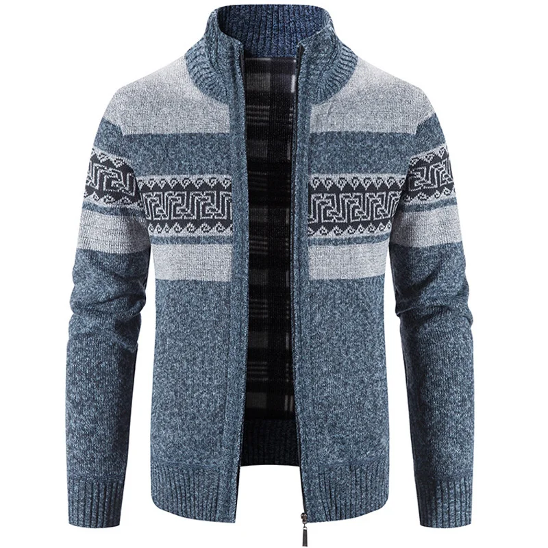 Men Cardigan 2023 Autumn Winter Color Matching Jacket Casual Male Clothing Turtleneck Sweater Plush Thickened Sweater Coat
Men Cardigan 2023 Autumn Winter Color Matching Jacket Casual Male Clothing Turtleneck Sweater Plush Thickened Sweater Coat