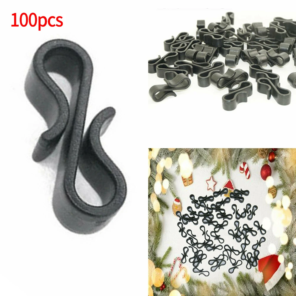Hooking Gutter Hooks Christmas Decoration Black Fittings Heavy Duty Clips LED Fairy Lights Party 100PC Accessories
Hooking Gutter Hooks Christmas Decoration Black Fittings Heavy Duty Clips LED Fairy Lights Party 100PC Accessories