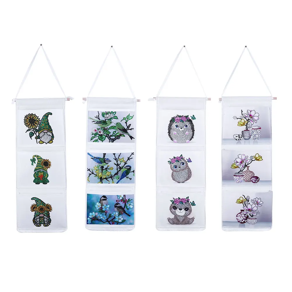DIY Diamond Painting Wall Door Hanging Storage Bag Oxford Cloth 3 Pockets Sundries Pouch Children Toys Home Closet Organizer
DIY Diamond Painting Wall Door Hanging Storage Bag Oxford Cloth 3 Pockets Sundries Pouch Children Toys Home Closet Organizer