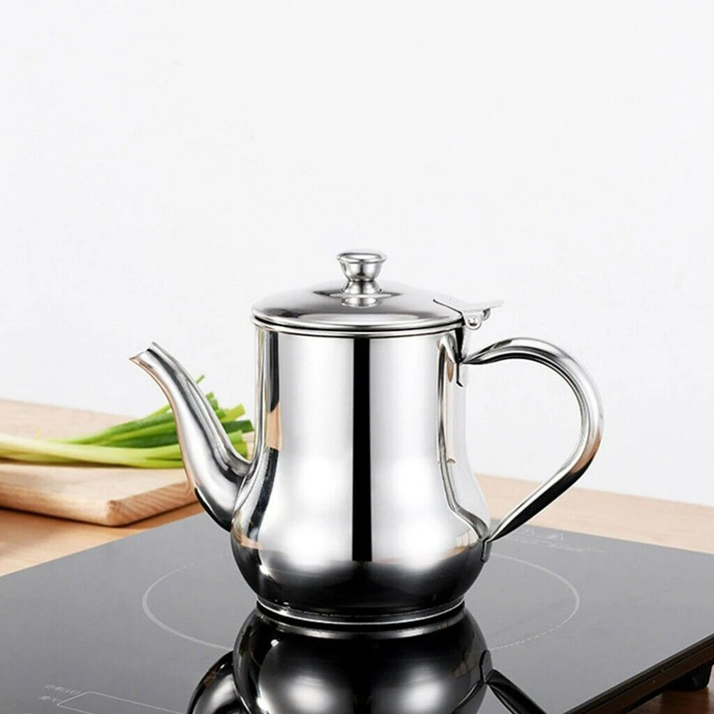 304 Stainless Steel Insect-proof And Leak-proof Oil Control Pot Long Mouth Oil Bottle Sesame Oil Small Vinegar Bottle Pot Pot
304 Stainless Steel Insect-proof And Leak-proof Oil Control Pot Long Mouth Oil Bottle Sesame Oil Small Vinegar Bottle Pot Pot