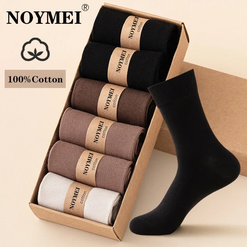 NOYMEI Men Business Socks Pure Cotton High quality Deodorizing No Pilling Solid Color Fashion Sockings 2023 New Qutumn Winter
NOYMEI Men Business Socks Pure Cotton High quality Deodorizing No Pilling Solid Color Fashion Sockings 2023 New Qutumn Winter