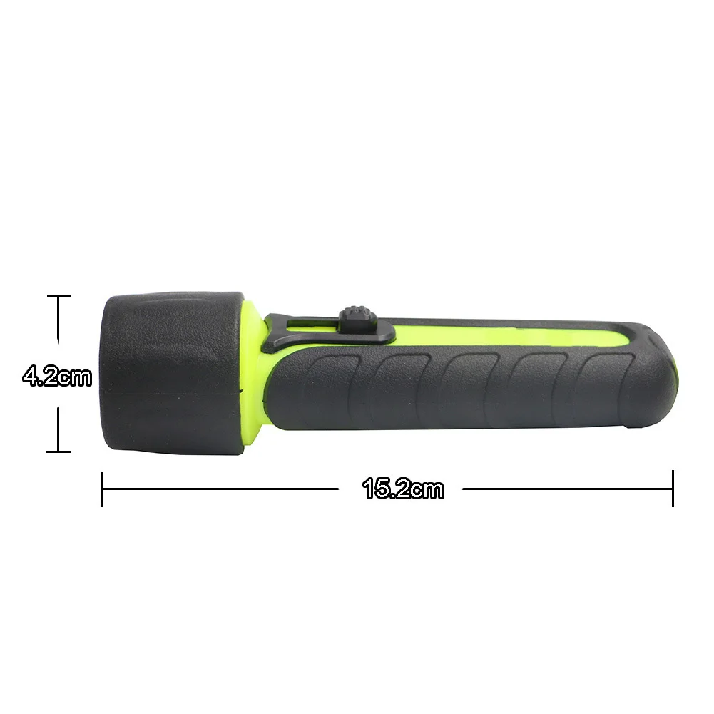 Brand New Durable Diving Flashlight Torch PC+TPE Portable Scuba Underwater Waterproof 15.2x4.2cm Fluorescent Green
Brand New Durable Diving Flashlight Torch PC+TPE Portable Scuba Underwater Waterproof 15.2x4.2cm Fluorescent Green