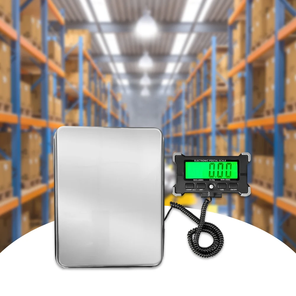 200kg Stainless Steel Electronic Balance Platform Parcel Weighing Scale with High Precision Strain Gauge Sensor
200kg Stainless Steel Electronic Balance Platform Parcel Weighing Scale with High Precision Strain Gauge Sensor