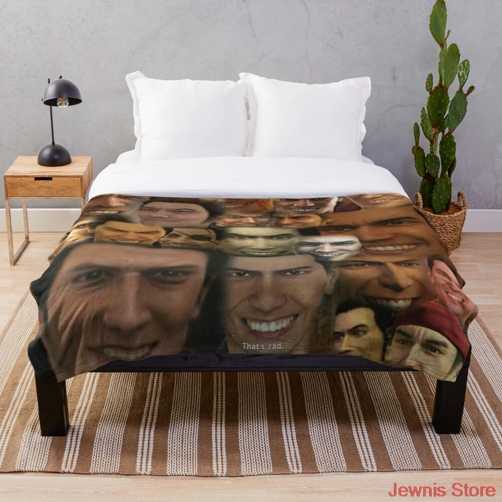 Happy Kazuma Kiryu Throw Blanket Sublimation Covered Blanket Bedding Flannel for Children and Adult Bedrooms Decor
Happy Kazuma Kiryu Throw Blanket Sublimation Covered Blanket Bedding Flannel for Children and Adult Bedrooms Decor