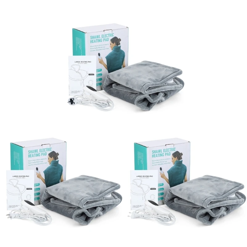 Winter Heated Shawl Warm Electric Blankets Heating Cushion Pad with 10-Speed Temperature Control for Shoulder Neck Spine
Winter Heated Shawl Warm Electric Blankets Heating Cushion Pad with 10-Speed Temperature Control for Shoulder Neck Spine