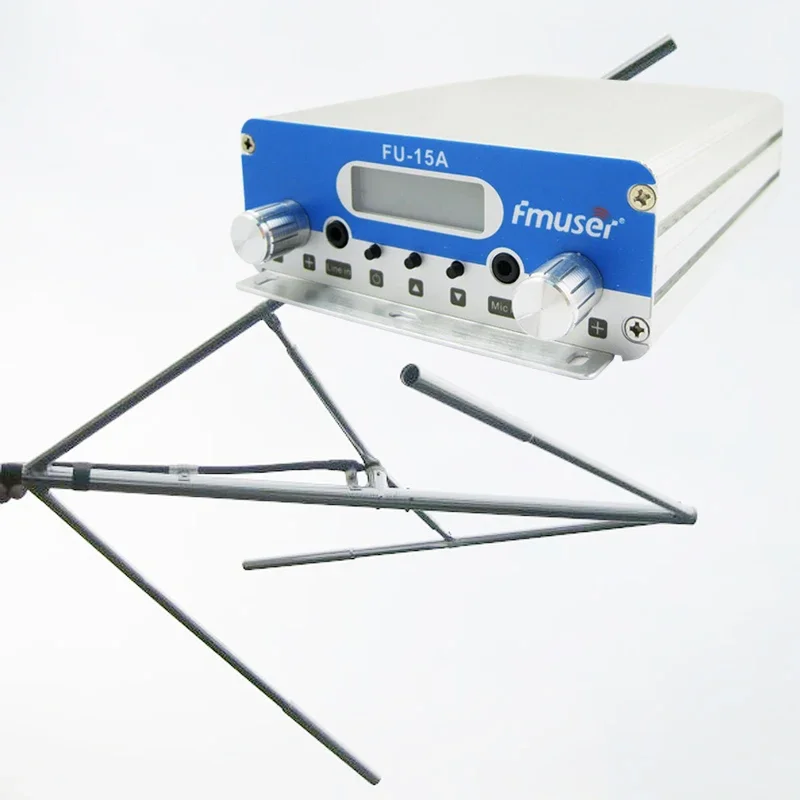 FMUSER FU-15A FM Broadcast Transmitter +CP100 Circularly Polarized Antenna For Church, Car Drive-in Sunday Service
FMUSER FU-15A FM Broadcast Transmitter +CP100 Circularly Polarized Antenna For Church, Car Drive-in Sunday Service
