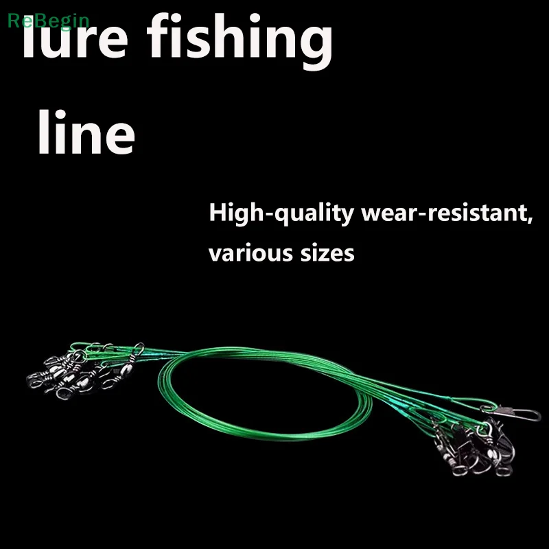 10pcs/lot Wire leader with swivel anti-bite fishing line 15/20//30cm fishing accessories leash
10pcs/lot Wire leader with swivel anti-bite fishing line 15/20//30cm fishing accessories leash