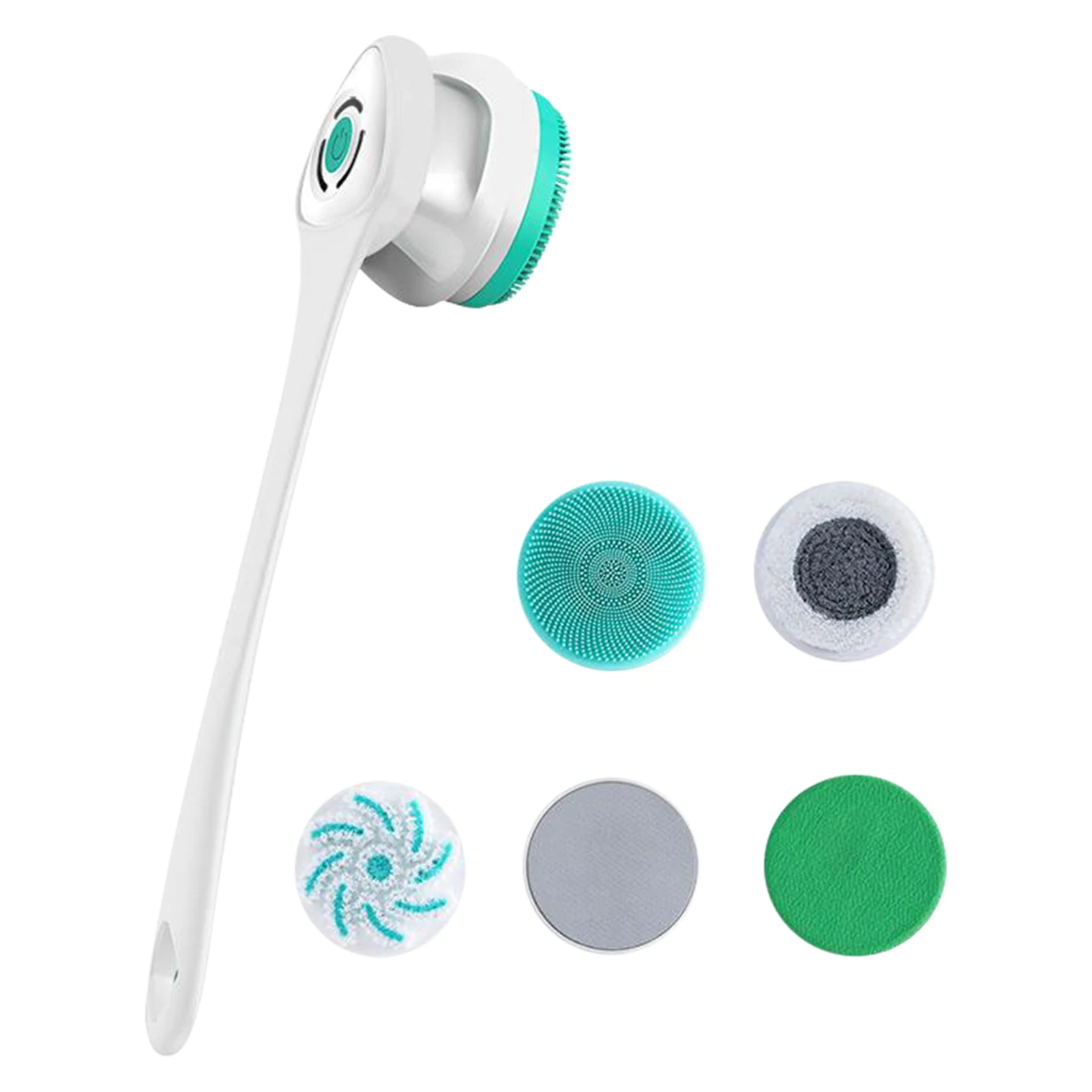 Facial Rechargeable Shower Body Scrubber Waterproof Multifunctional Massage With 5 Heads Feet Electric Bath Brush Portable
Facial Rechargeable Shower Body Scrubber Waterproof Multifunctional Massage With 5 Heads Feet Electric Bath Brush Portable